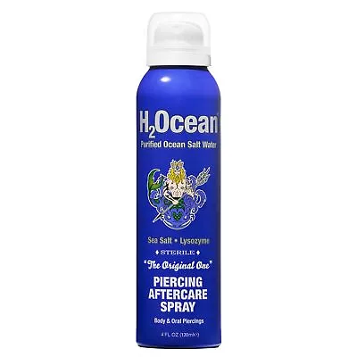 Piercing Aftercare Spray Sea Salt Keloid & Bump Treatment Wound Care Spray 4oz • $24.04