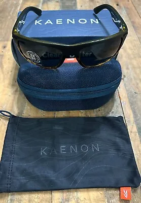 Kaenon Burnet Matte Black Tortoise Frame G12 Lens Polarized Sunglasses • $104.95