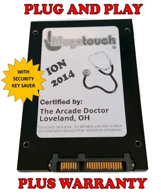 Megatouch ION 2014 SSD Solid State Hard Drive Replacement SATA Evo Aurora Rx • $44.99