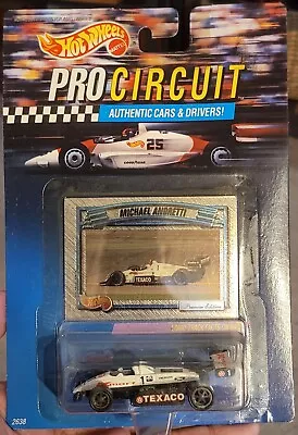 Vtg 1992 Michael Andretti #1 Texaco Kmart Newman-Haas Racing Hot Wheels Pro • $19.99