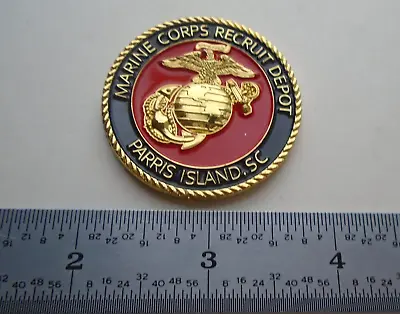 Marine Corps Recruit Depot Parris Islands S.c. Challenge Coin • $14.95