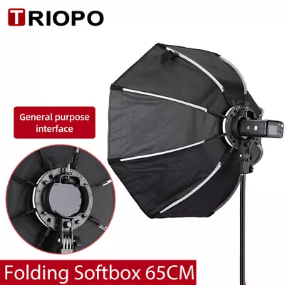 US Triopo KX65 65cm Speedlite Octagon Umbrella Softbox Fr Godox AD200 V1 V860III • $49.99