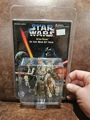 Artoo Detoo 1996 Placo Toys Star Wars R2-D2 Die Cast Metal Key Chain Figure New • $15