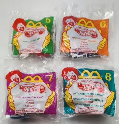 1998 Hot Wheels McDonald's Happy Meal Toys  #5 6 7 8 Unopened Sealed • $7.99