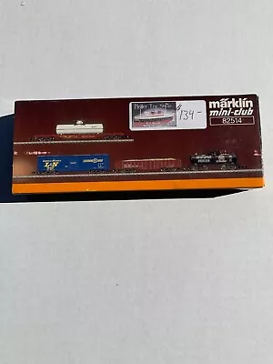 Vintage Marklin Z MINI-CLUB 82514 American Freight 4-Car Set Railroad Train • $169.69