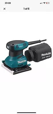 Makita BO4556 Clamp Finishing Palm Sander Inc Dustbag 240v • £49.99