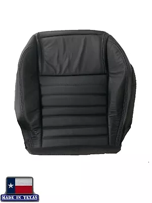 For 2006 Ford Mustang GT Convetible Coupe Driver Bottom LEATHER Seat Cover Black • $124.08