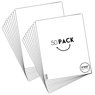 10/25/50/100 Pack 8x10 White Backing Boards For Art Prints Photos  Prints • $155.97