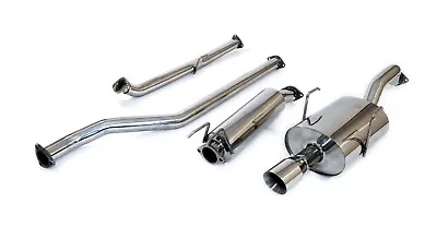 Yonaka 01-05 Honda Civic Catback Exhaust Stainless Steel System 2DR 4DR 1.7L • $439