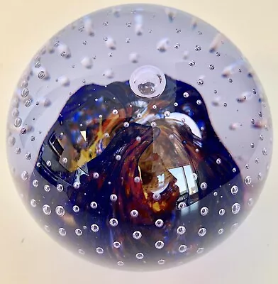 Gorgeous Caithness Glass Scotland PAPERWEIGHT Primary Colours • $19