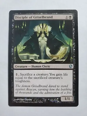 MTG Magic The Gathering Card Disciple Of Griselbrand Creature Human Cleric Black • $7.93