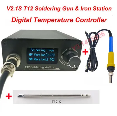 £41.58 • Buy V2.1S T12 Digital Temperature Controller Soldering Station Soldering Iron