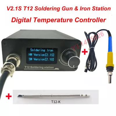 £45.18 • Buy V2.1S T12 Digital Temperature Controller Soldering Station Soldering Iron