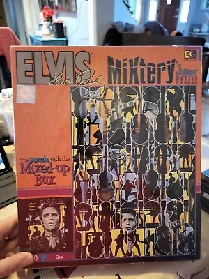 Elvis Presley Mixtery 1026 Piece Jigsaw Puzzle 2004 Buffalo Guitar Shapes 1000 • $12.99