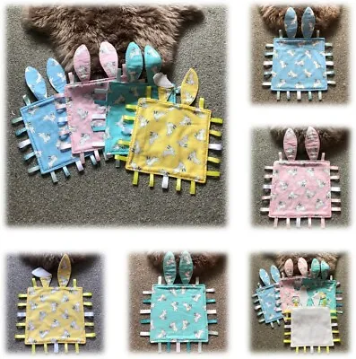 *SALE* Bunny Inspired Taggies With Ribbons & Bunny Ears - Available In 4 Colours • £4.50