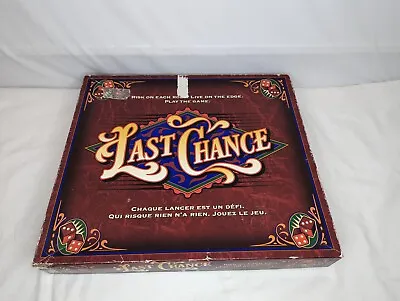 $40.25 • Buy Vintage Last Chance Dice Board Game Milton Bradley 1995 Complete 