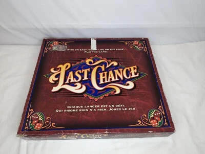 $40.25 • Buy Vintage Last Chance Dice Board Game Milton Bradley 1995 Complete 