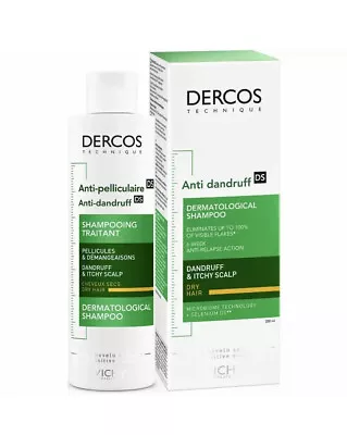 Vichy Dercos Anti-Dandruff Shampoo For Dry Hair 200ml • $16.99