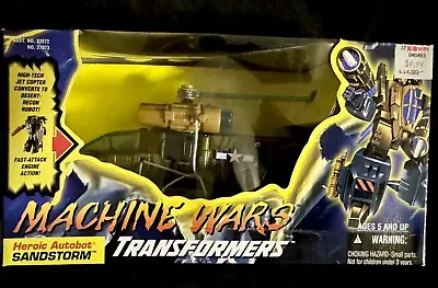 1996 Transformers Machine Wars Sandstorm Helicopter MISB Never Opened! • $74.99