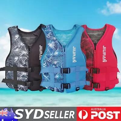 Adjustable Life Jacket Neoprene Warm Survival Suit Soft Safe Outdoor Accessories • $27.69