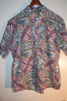 Reyn Spooner Vtg Mele Kalikimaka Pullover Hawaiian Aloha Shirt XL • $50