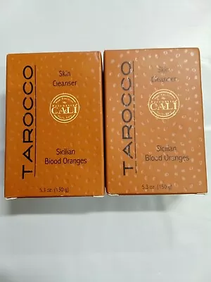 2 Pack Cali Cosmetics Tarocco Skin Cleanser Bar Soap Sicilian Red Orange  50 G • $21.50