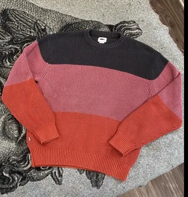 Obey Mens Joni Knot Crewneck Sweater XL • £35