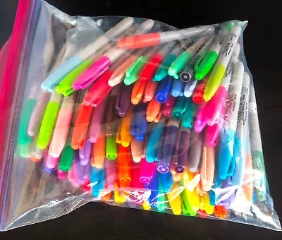 Lot Of 94 Assorted Sharpies -ALL COLORS No BLACK. Great Variety! • $50