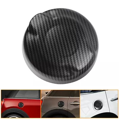 For MINI Cooper S JCW F55 F56 F57 2.0L Carbon Fiber Gas Fuel Tank Cap Cover Trim • $25.59