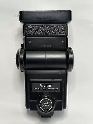 Vivitar  285-HV Zoom Thyristor Shoe Mount Flash - Untested • $8.28