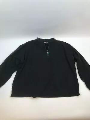 Mountain Dew Mens 1/4 Zip S/M Sweatshirt Black Mtn Dew • $4.90