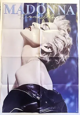 MADONNA True Blue ORIGINAL 1986 RECORD SHOP PROMO POSTER 38  X 26.5  Sire US • $129.99