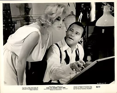 BR57 1965 Rare Original Photo JACK LEMMON VIRNA LISI How To Murder Your Wife • $20