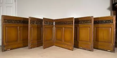 32 Feet Of Antique French Art Deco Solid Wood Boiserie/Paneling/Wainscoting • $4250