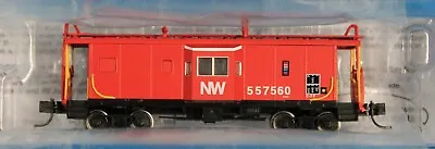 N Scale - BLUFORD SHOPS 43061 NORFOLK & WESTERN Int. Phase 3 Bay Window Caboose • $61.53