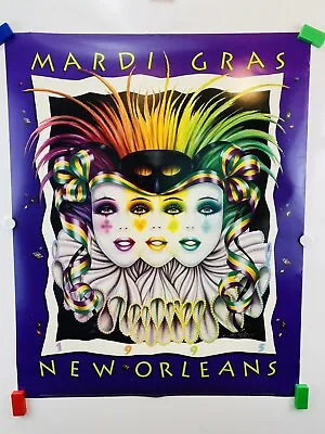 Fantastic! Mardi Gras Colors 1994 New Orleans Poster Suite Year X • $17.21