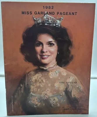 Original 1982 Miss Garland Texas Pageant Program / Miss America Pre Lim • $9.95