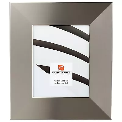 Craig Frames Bauhaus 3  Modern Stainless Picture Frame • $109.99