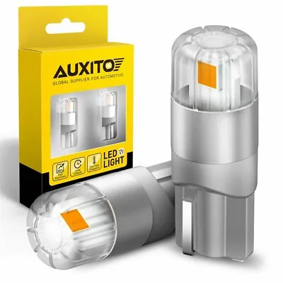 AUXITO 168 194 T10 LED Side Marker Light Bulbs Amber Yellow Super Bright CANBUS • $8.99