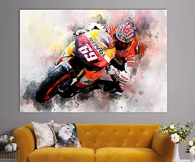 Nicky Hayden Poster Print Moto GP Room Decor • $19.99