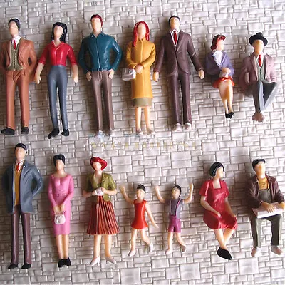 14 Pcs G Scale 1:32 Painted Figures People Passenger #F • $9.99