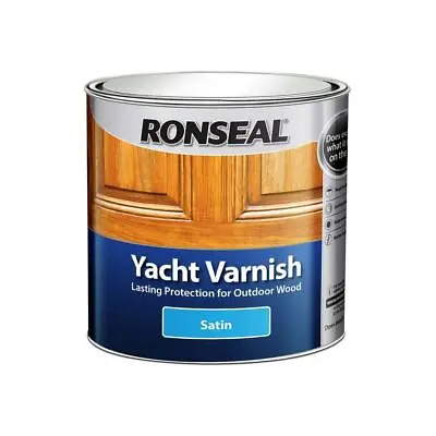 £38.32 • Buy Ronseal External Yacht Varnish Satin - 1L