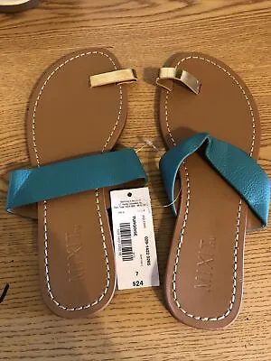 Mixit 7 Women’s Sandals Shoes Turquoise Retail $24 (apt-1079) • $9.56