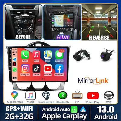 For 2003-2008 Mazda RX-8 Apple Carplay Android 13 Car Stereo Radio GPS NAVI FM • $133