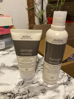£12 • Buy ⭐️ Aveda Damage Remedy Shampoo & Restructing Treatment New