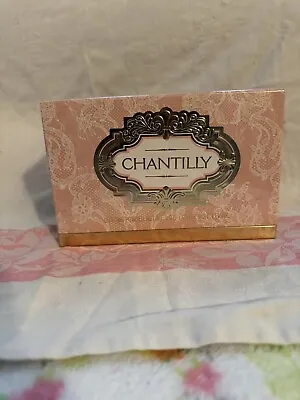 Unused Vtg Chantilly Houbigant Set 1 Oz Spray Mist & 3 Oz Dusting Powder Sealed • $65