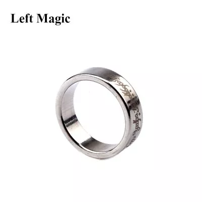 Magic Props Black Circle Magnetic Ring Strong Magnet Ring  Magic Props • £3.32