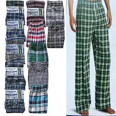 Men Boys Male Pyjama Bottoms Trousers Quality Cotton Lounge Pants 6 Colours • £4.99