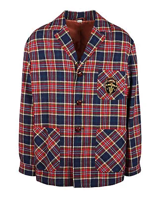 Gucci Mens Check Wool Jacket • $551.99