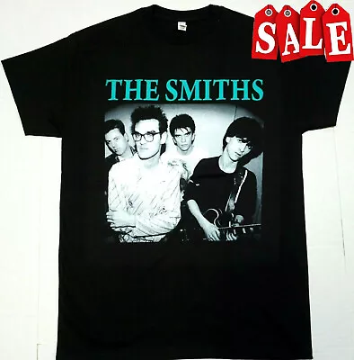 HOT The SMITHS T-shirt Morrissey Alt Indie Rock Band Adult Tee Black TH3644 • $8.79